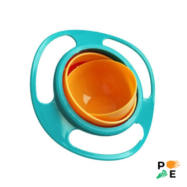 GYROBOWL -Plato de equilibrio Antiderrame 360 para niños