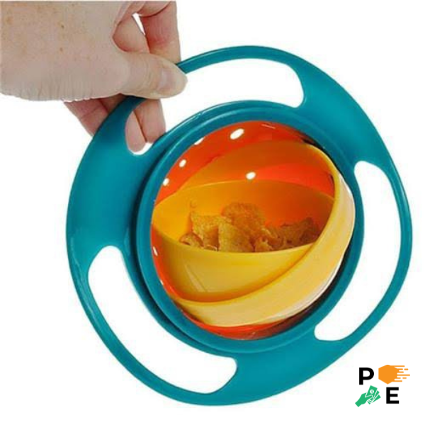 GYROBOWL -Plato de equilibrio Antiderrame 360 para niños