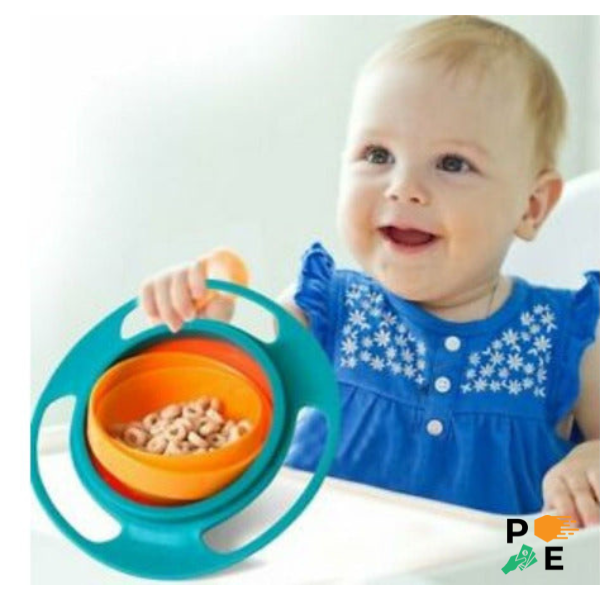 GYROBOWL -Plato de equilibrio Antiderrame 360 para niños