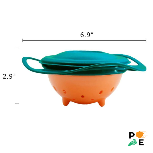 GYROBOWL -Plato de equilibrio Antiderrame 360 para niños