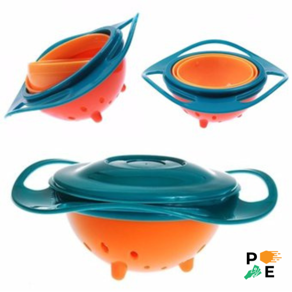 GYROBOWL -Plato de equilibrio Antiderrame 360 para niños